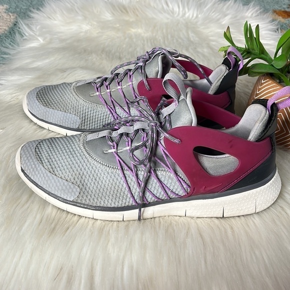 nike • free viritous wolf grey fuchsia size 9 - Picture 5 of 14